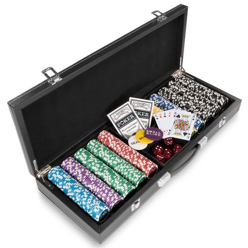 Pokerkoffer leder deluxe - pokerkoffer,