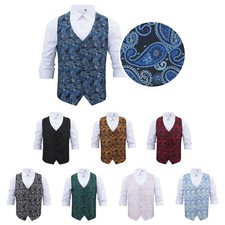 Herren Weste gewebt Paisley