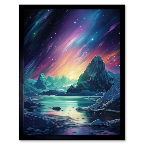 Lila aurora borealis - lila,