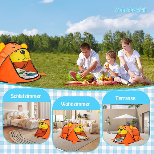 Pop spielzelt für kinder - pop-up,