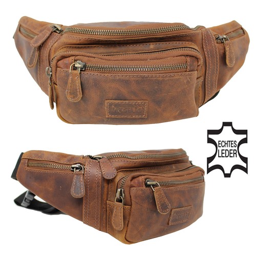 Echt leder gürteltasche - echt,