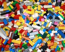 Lego® 250 Basic Steine Platten unterschiedliche Farben Größen gebraucht