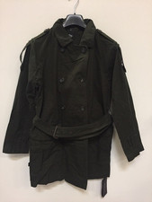 KHUJO Damen Trenchcoat Modell: Inessa Grün L Ohne Gürtel