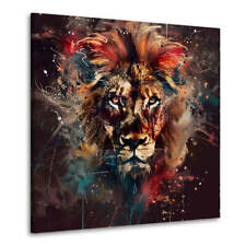 Löwe in kraftvoller Pop Art