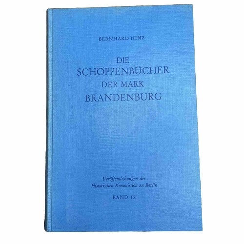 Die schöppenbücher der - der, mark