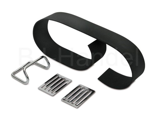 Gepäckträger gummi set chrom - gepäckträger-gummi,