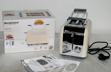 SC STC920A1 Designer Toaster Doppelschlitz 920W 6 Stufen Brotaufsatz Natur Edels