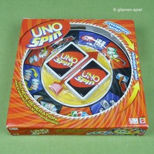 UNO Spin - Komplett 1A Top!  Das spannende Kartenspiel von Mattel ©2005 ab 7 J.