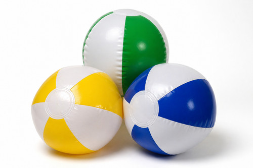 Mini wasserball 3er - wasserball, bunt