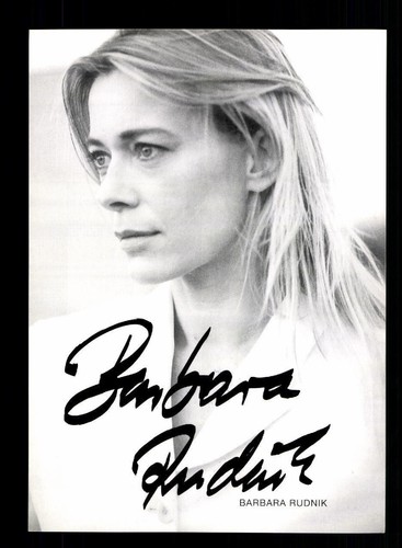 Barbara rudnik autogrammkarte - barbara,