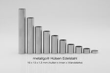 Edelstahl Distanzhülsen, ohne
