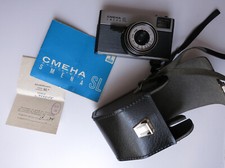 Kleinbildkamera "Smena SL" (mit Tasche, Zertifikat, Anleitung; 1974)