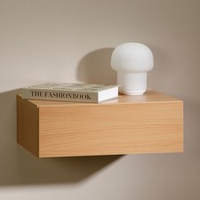 Wandregal mit Schublade Nachtkommode Nachtschrank hängend schwebend Wandboard