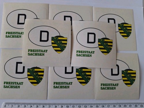 Aufkleber freistaat sachsen - freistaat,