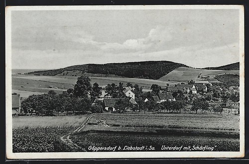 Ansichtskarte göppersdorf - ansichtskarte, b