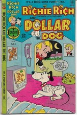 HARVEY Bronze Age : Richie Rich & Dollar Dog #2 (Warren Kremer??) Ernie Colon??