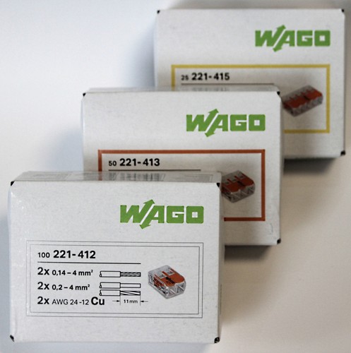 Wago 221 klemme - wago, 100x