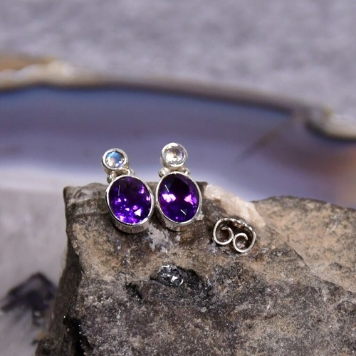 Amethyst ohrring 925er - amethyst, ohrring,
