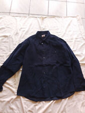 Cord Hemd XL (43/44) nachtblau CAMARGUE VINTAGE 100%BW 70cm lang