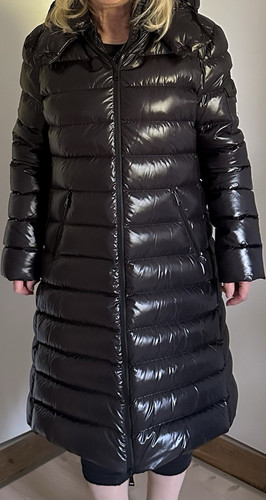 Moncler moka lange daunenjacke - moncler,