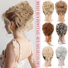 DICK Wie Echt Dutt Haarverlängerung Messy Bun Updo Haarteil Haargummi Hochfrisur