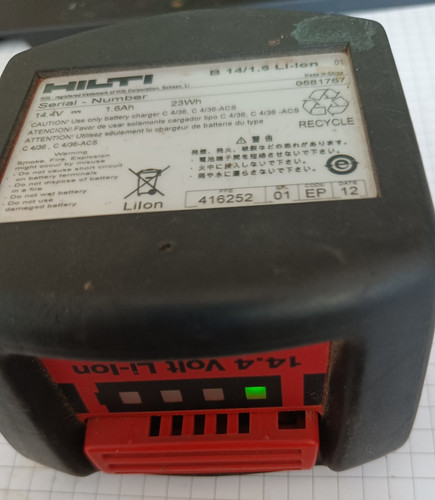 Hilti akkus b14 6 li - , 1,6
