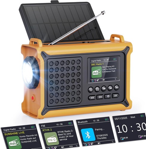 Kurbelradio dab ukw outdoor - dab+,