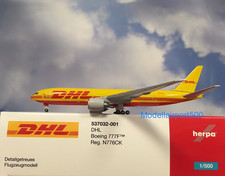 Herpa Wings 1:500  Boeing 777F  DHL Aviation   537032-001   Modellairport500