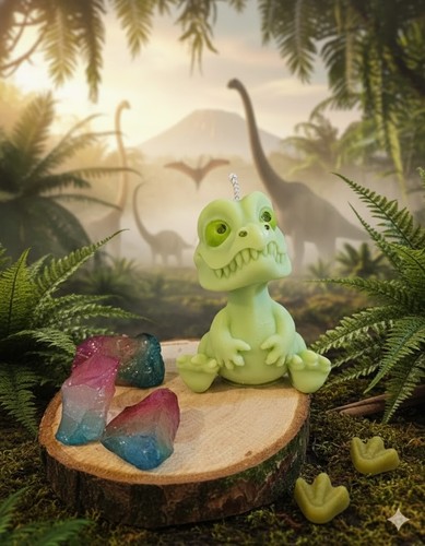 Dino kerze trex dinosaurier - trex,