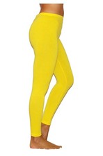 Damen Leggings lang Hose Baumwolle Leggins Röre Gamaschen Herren viele Farben