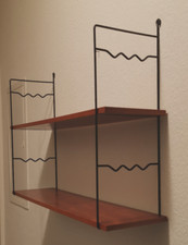 String Regal 2 Böden Regalsystem Wandregal Vintage 60er