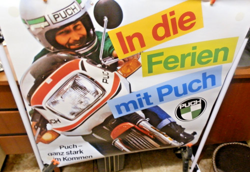 Puch cobra schaufensterwerbung - puch,