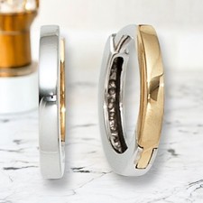 Creolen rund 333 Gold Gelbgold
