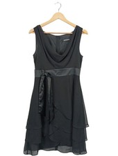 MARIE BLANC Empirekleid Damen Kleid Gr. DE 38 schwarz Casual-Look