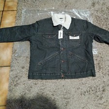Wrangler Jeansjacke Sherpa Gr. XXL Rockstar in Schwarz Jeans Original.  ( 1 )