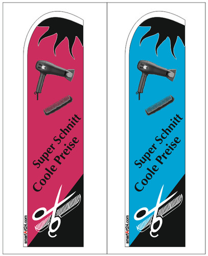 Beachflag fahne friseur 5m - beachflag,,