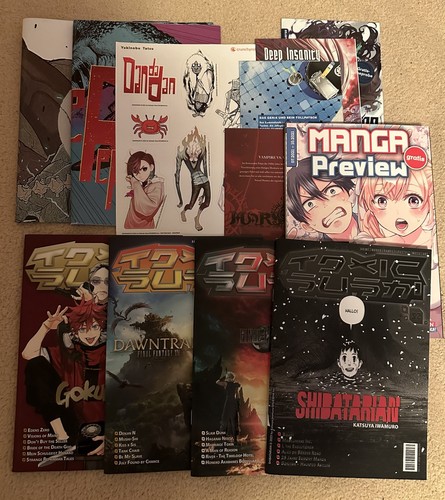 Anime und manga werbematerial - anime,