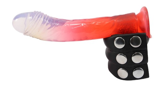 Bdsm 180g leder ballstretcher - bdsm,