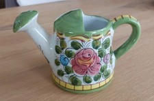 Gießkanne Gießkännchen Keramik Landhausstil Deko ca.10cm hoch wie neu