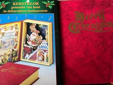 OVP,Weihnachts Spieluhr aus Holz in Buchform,funktioniert einwandfrei 