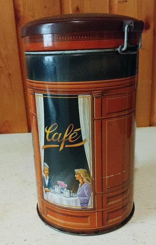 Kaffeedose blechdose mit - blechdose,