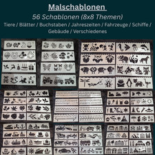 58 Malschablonen Schablonen
