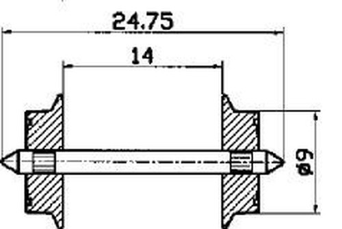 Roco 40195 due achsen ac - due,