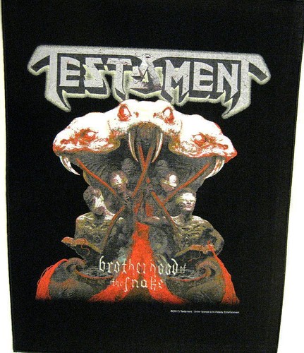 Testament rückenaufnäher - testament,