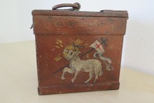 sehr alte Opferdose Eisentruhe