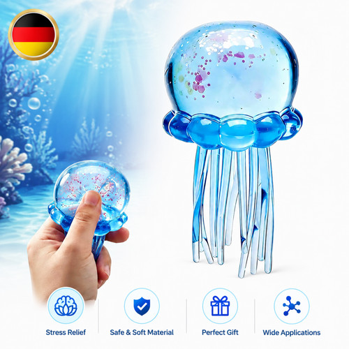 Qualle squishy glitzer - qualle,