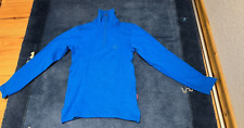 Kinder Ski Pullover von Löffler Größe 140 in blau