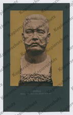orig Bildtafel Bildhauer Fritz Klimsch Porträt Büste GFM Paul v. Hindenburg 1917