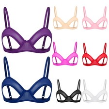 Damen Lingerie Verstellbar Dessous Push Up BH Sexy Unterwäsche Erotische Top