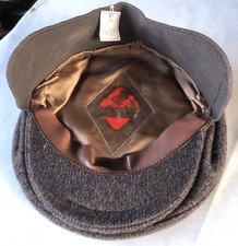 Antik Sportflat Cap Schirmmütze Schiebermütze Sport Gr. 54/55 50er Jhr#859H1